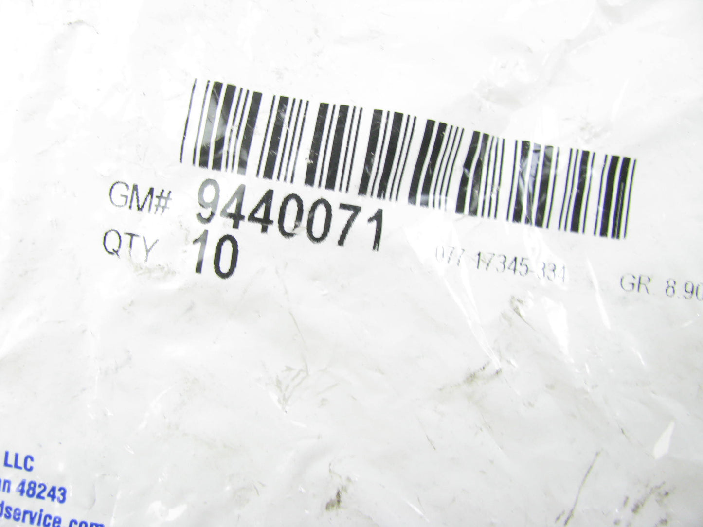 (10) OEM GM 9440071 .375 X 1.00 Flange Mounting Bracket Bolts