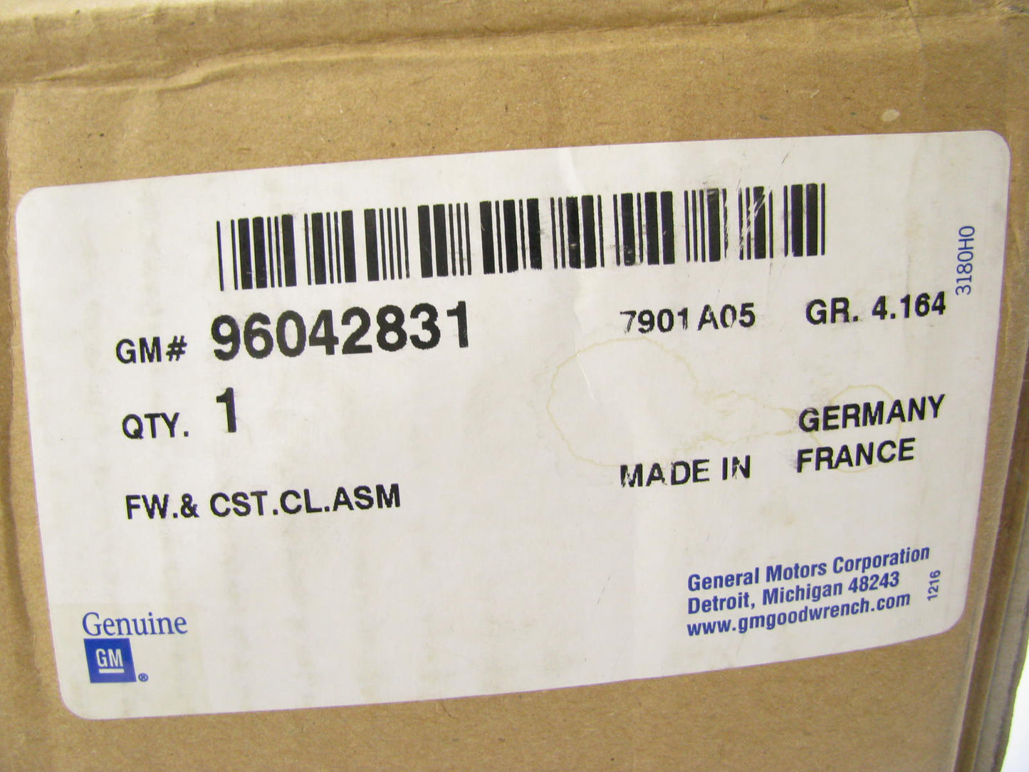 NEW - OEM GM 96042831 Automatic Trans Clutch Hub 5-Speed 04-06 Cadillac SRX STS
