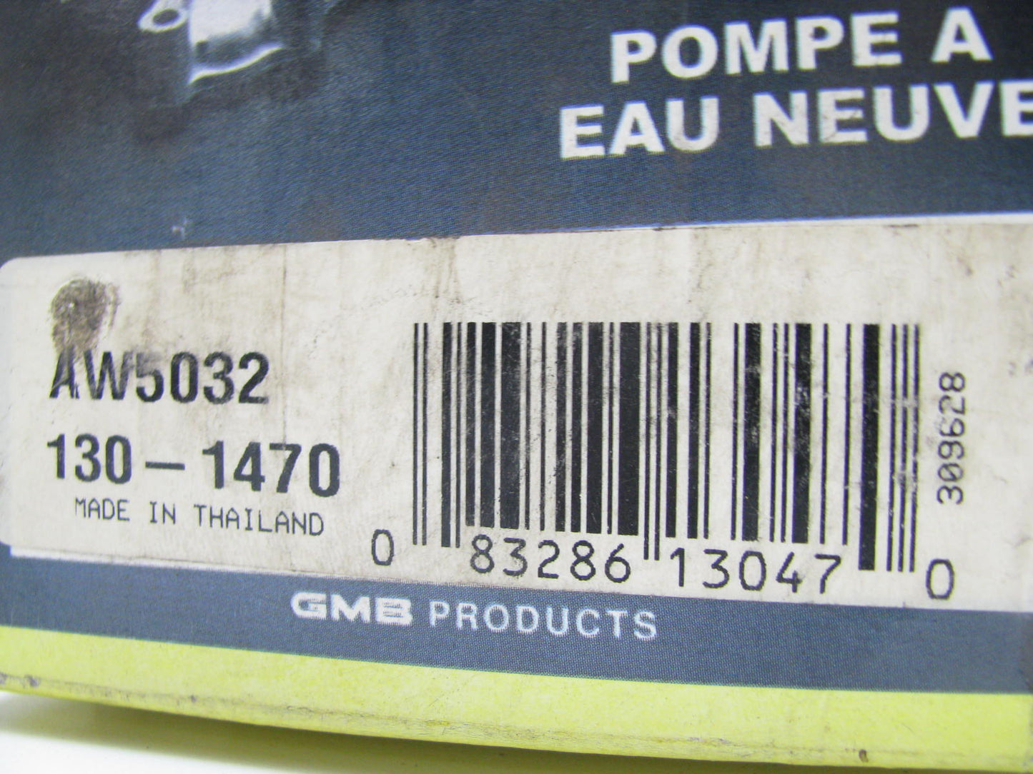 GMB 130-1470 Engine Water Pump For 1987-2003 GM 2.0L 2.2L-L4