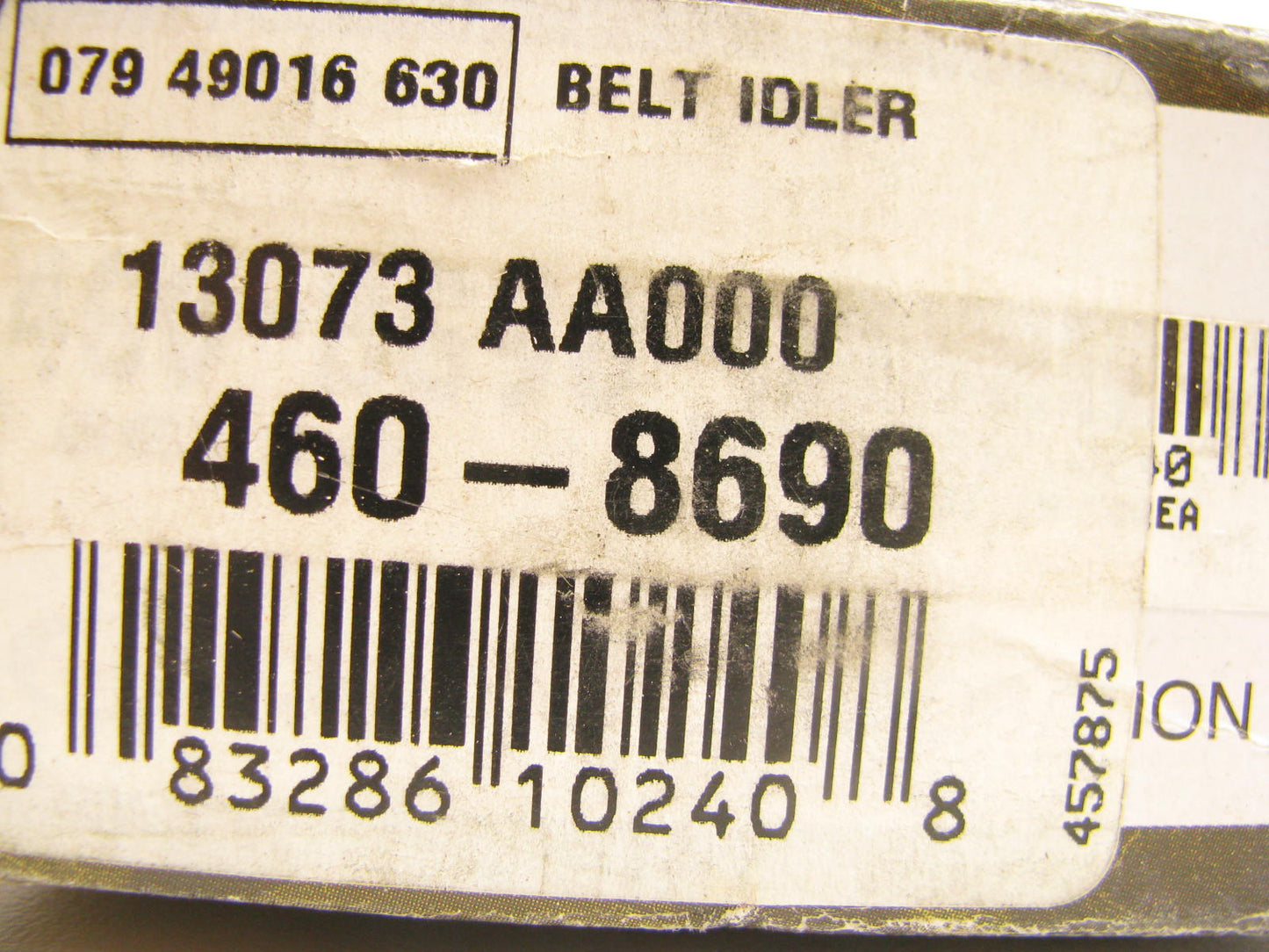 GMB 460-8690 Engine Timing Idler For 1986-1991 Subaru 1.8L-H4