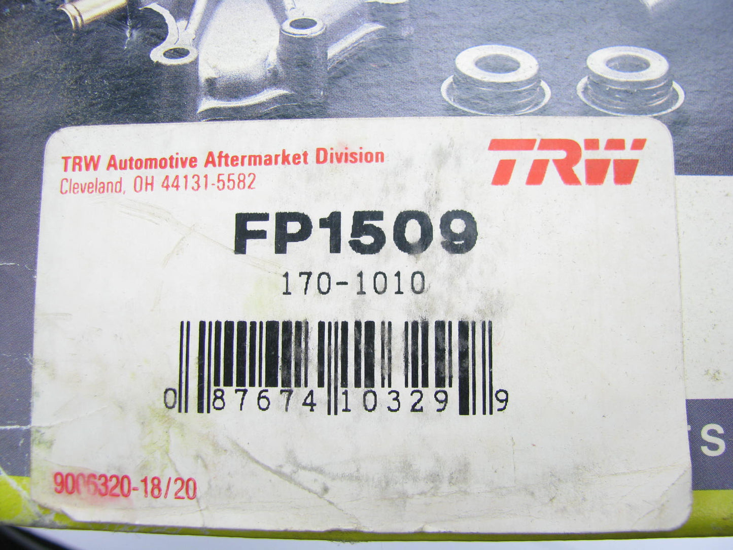 GMB FP1509 Engine Water Pump for 1971-1976 Toyota Corolla Carina 1.6L