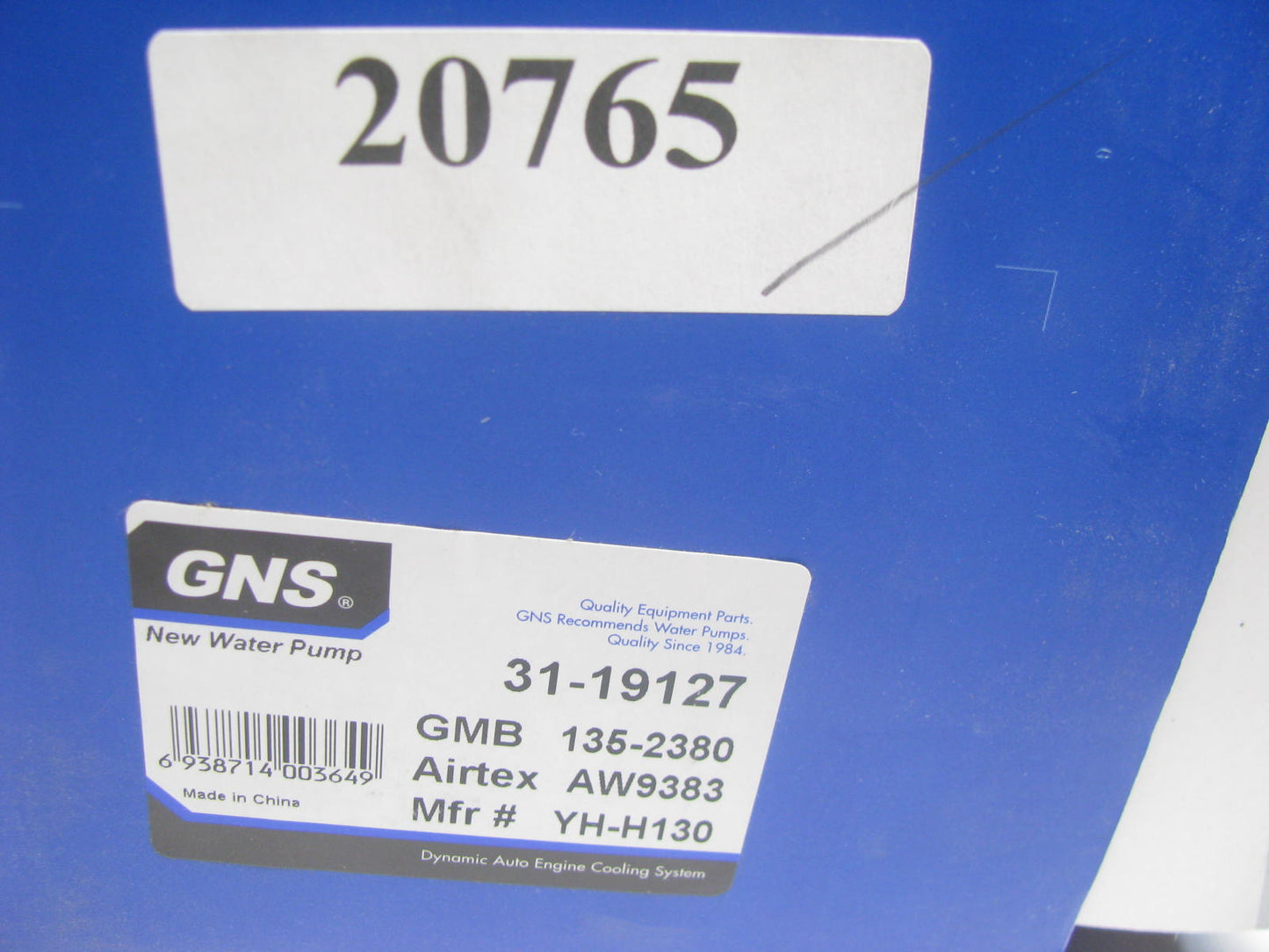 GNS 31-19127 Engine Water Pump For 1997-2004 Honda Acura 3.0L 3.2L 3.5L-V6