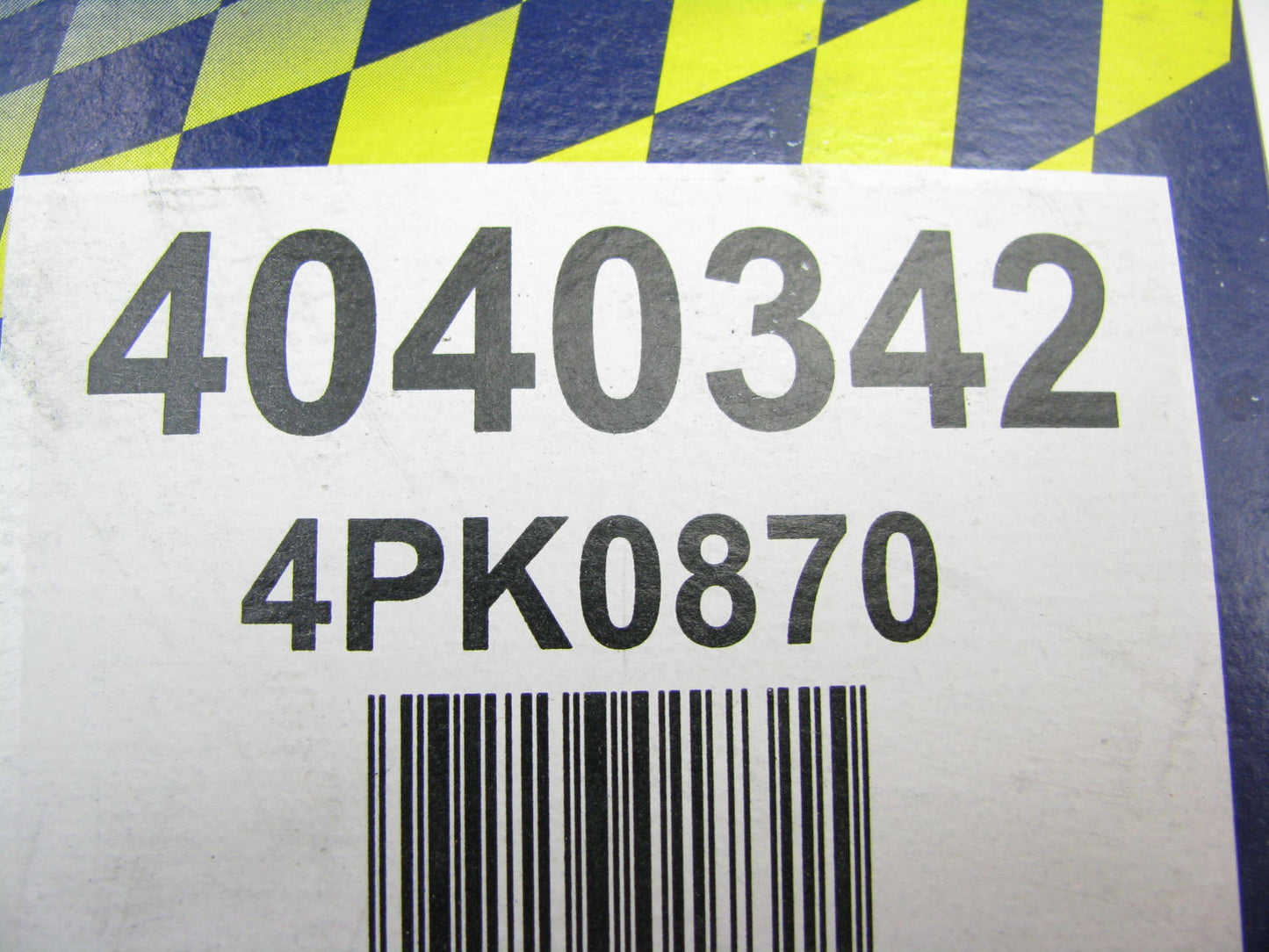 Goodyear 4040342 Serpentine Belt - 0.545'' X 34.2'' - 4 Ribs