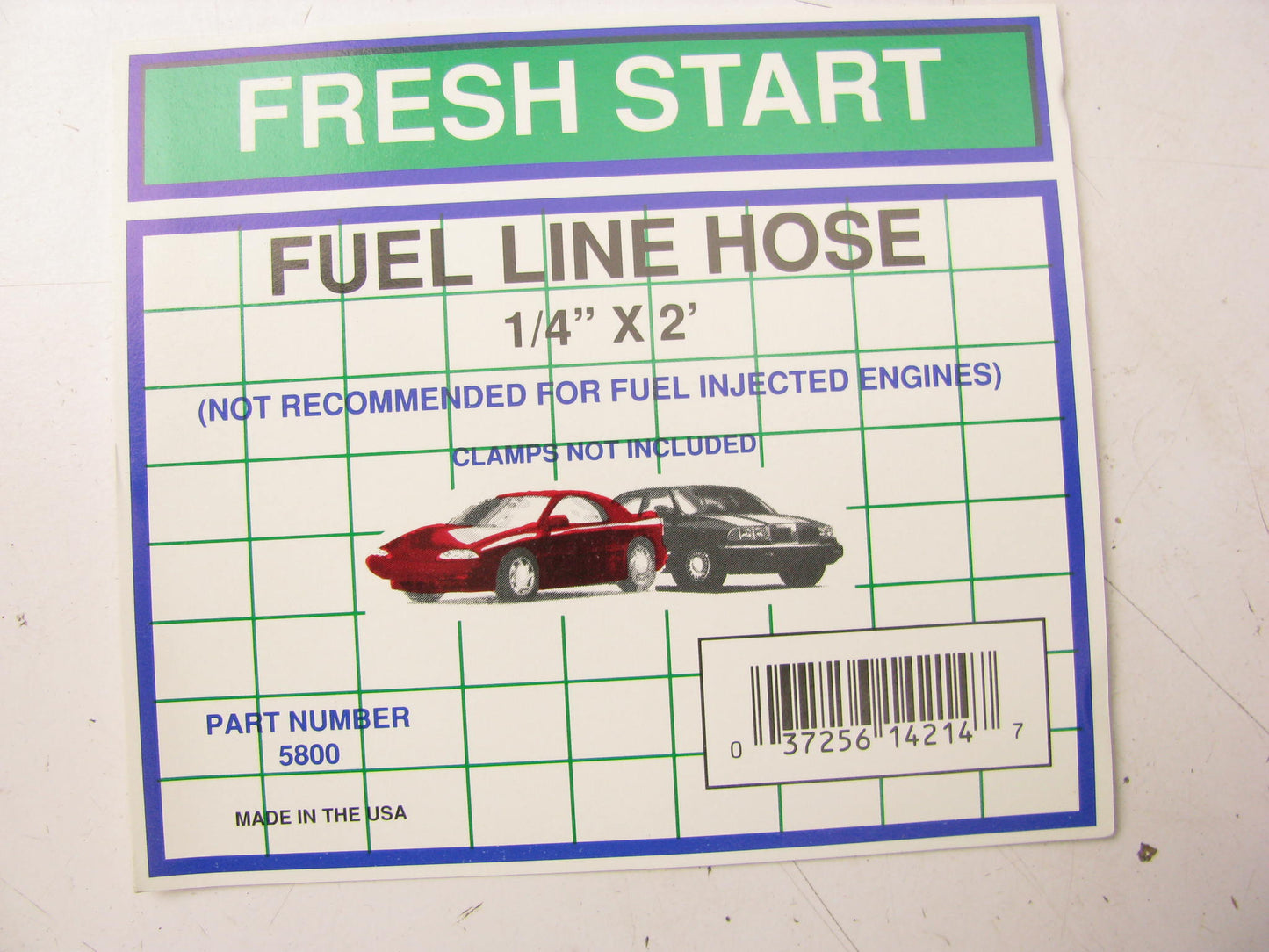 2 FEET - Goodyear 5800 Freshstart 5800 FUEL /EMISSION Line Hose 1/4'' ID SAE30R7
