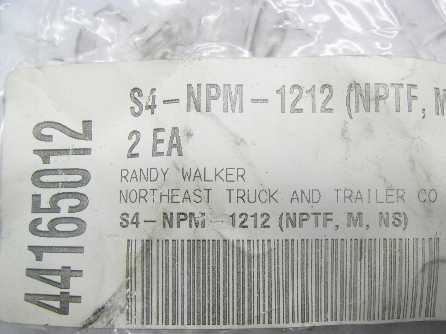 (2) Goodyear S4-NPM-1212 S4 Straight Hydraulic Fitting 3/4'' Hose -12 Male