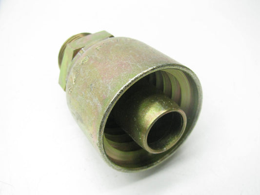 (2) Goodyear S4-OBM-1212 Hydraulic Fittings 3/4'' HOse X 3/4'' ORB Male Straight