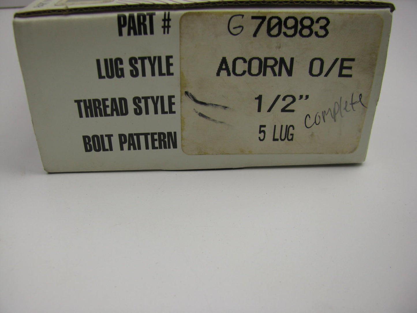 Gorilla 70983 Complete Acorn 5 Lug Nut Wheel Installation Kit 1/2'' Thread