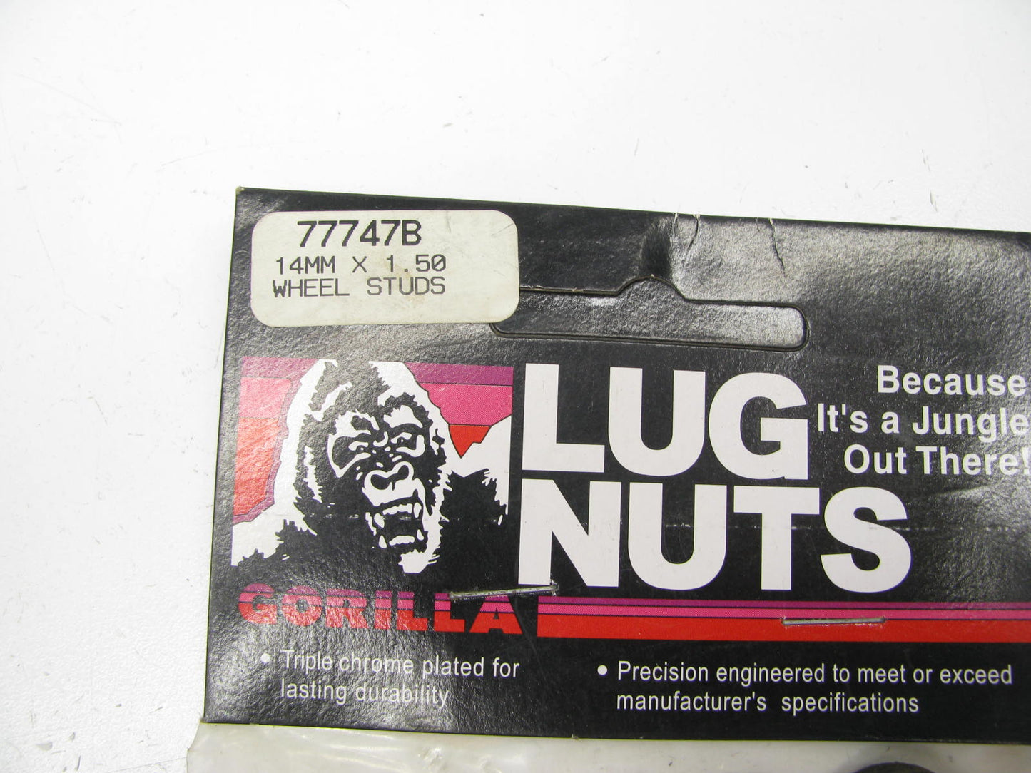 (4) Gorilla 77747B Wheel Lug Studs, 1/2''-20 To 14mm X 1.50, 1.87'' Length
