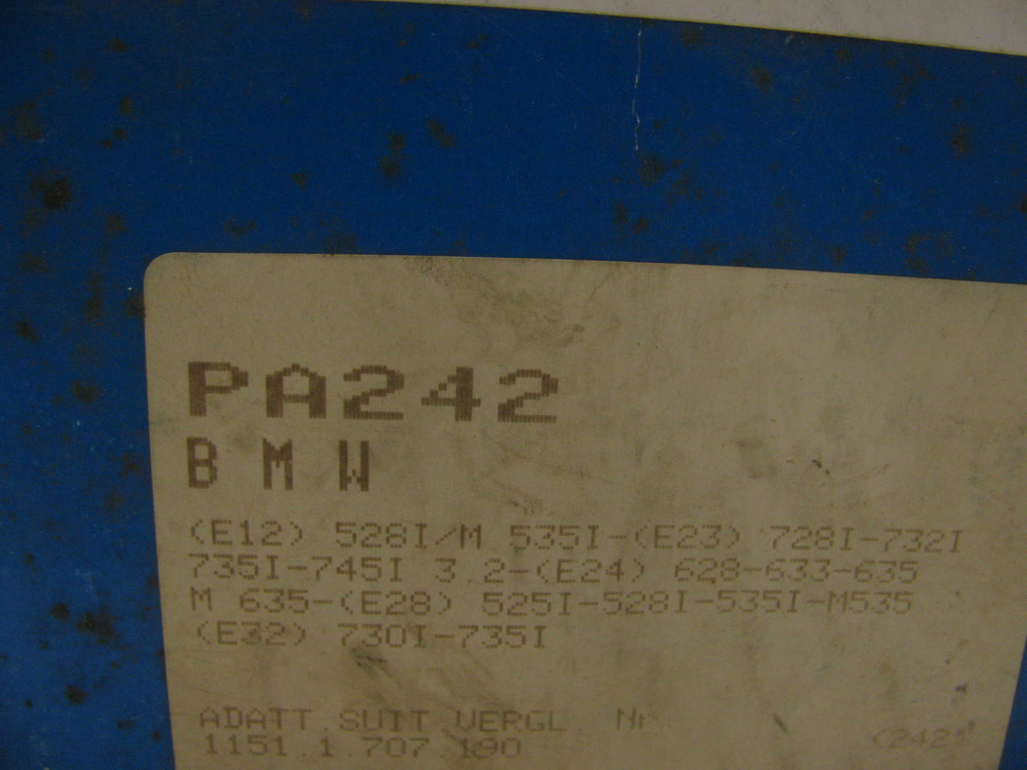 Graf PA242 Engine Water Pump