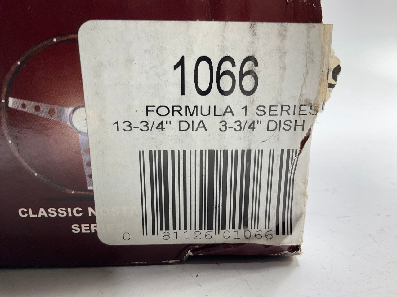 COSMETIC DAMAGE, SEE PHOTOS - Grant 1066 Formula 1 Steering Wheel, 14'' Diameter