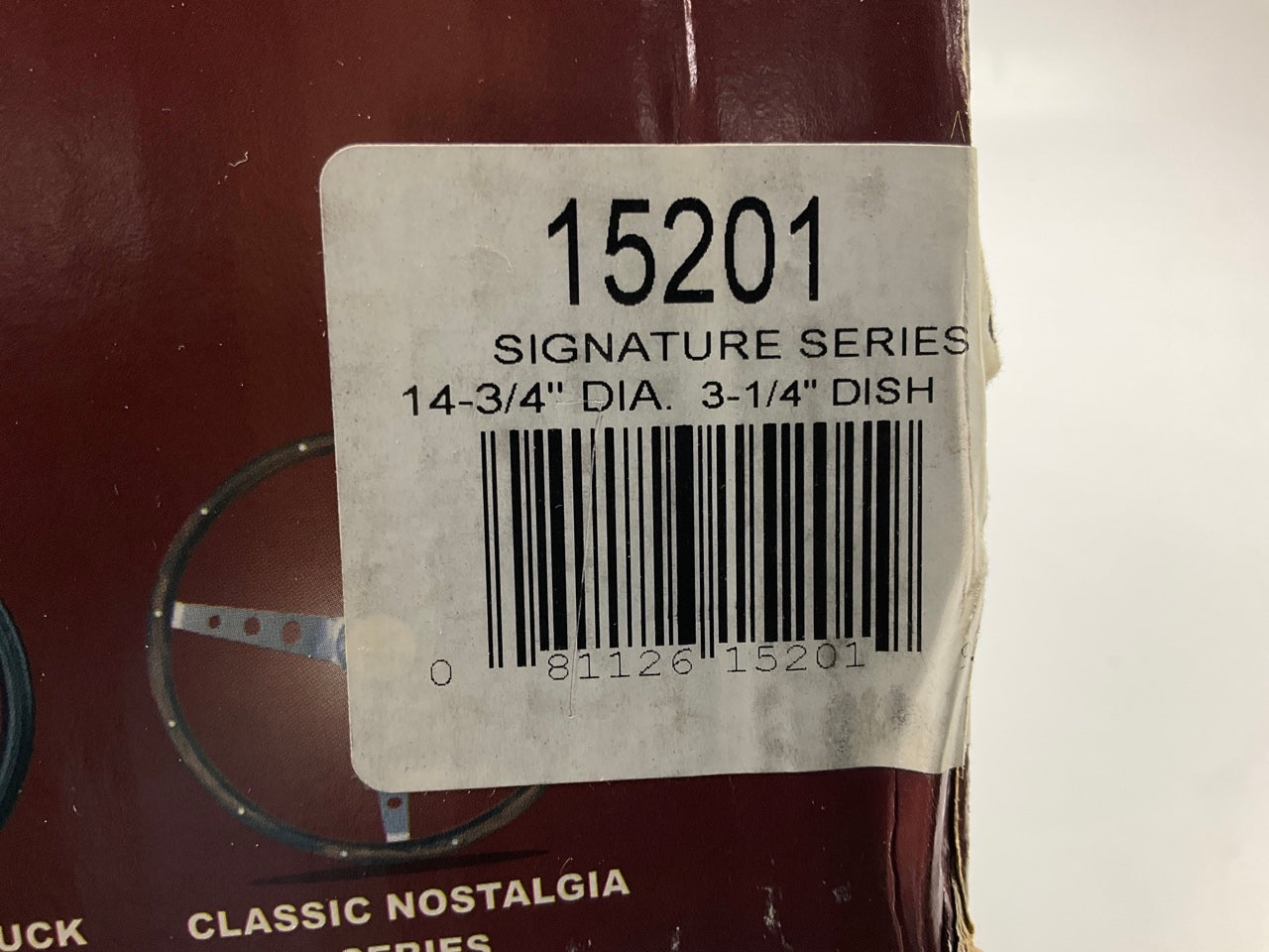 Grant 15201 Heritage Classic Steering Wheel 14-3/4'' Dia., 3-1/4'' Dish