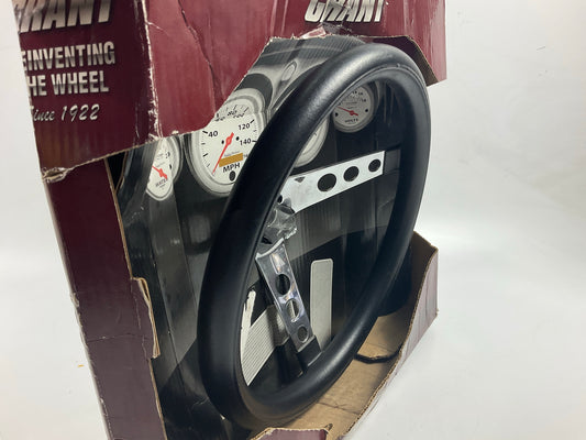 Missing Horn, Cosmetic Damage, See Photos Grant 838 13.5'' Classic Steering Wheel