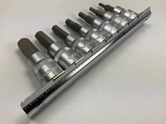 GreatNeck SAE 3/8'' 7-PCs Hex Socket Set 1/8'', 5/32'', 3/16'', 7/32, 1/4, 5/16 3/8