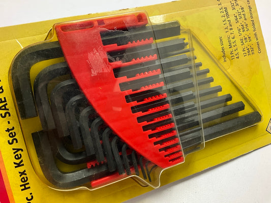 Great Neck 68216 25 Piece Hex Key Set - SAE And Metric