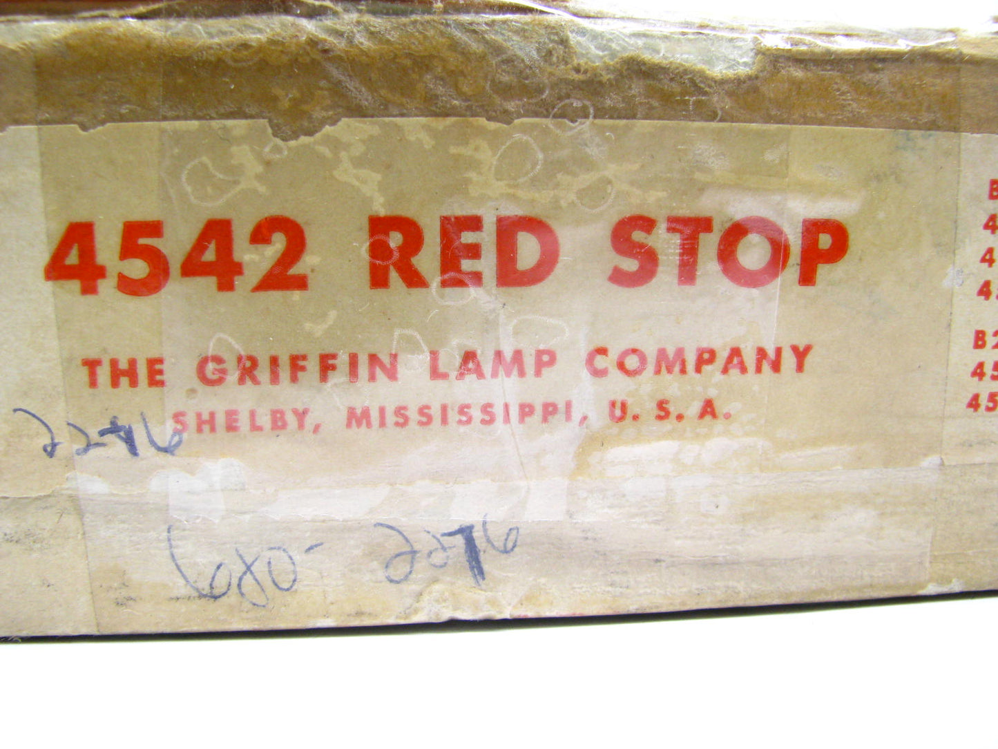 Griffin 4542 RED '' STOP'' Light Lamp Bus Lens, 8'' Round