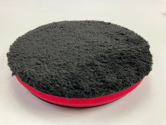Griot's Garage 10426W BLACK 6-1/2'' Gentle Microfiber Fast Finishing Buffing Pad