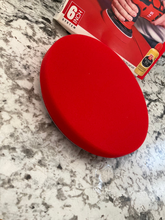 Griot's Garage 10618W Red Foam Waxing Pad 6.5''