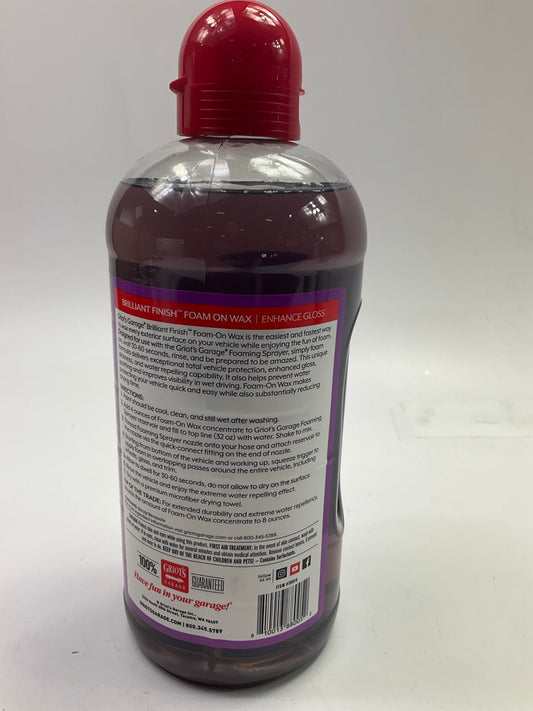 Griots Garage 10914 Brilliant Finish Foam On Wax, 64oz
