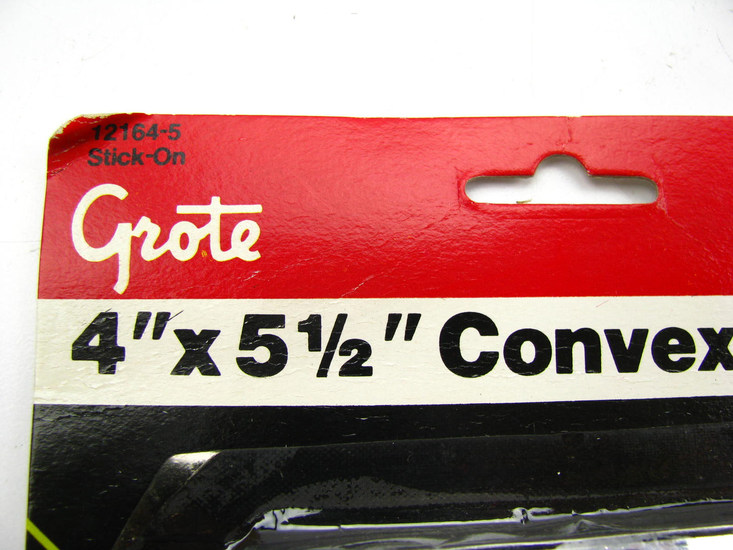Grote 12164-5 4''x 5 1/2'' Non Heated Aluminum Stick On Convex Mirror RECTANGULAR