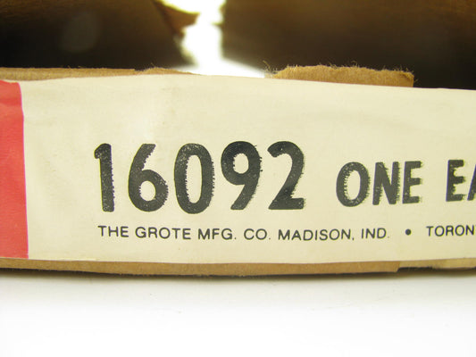 (2) Grote 16092 West Coast Style Flat Ribbed Back Mirrors 7'' X 16''