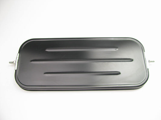 Grote 16092 OEM West Coast Style Flat Ribbed Back 7'' X 16'' BLACK Stainless Steel