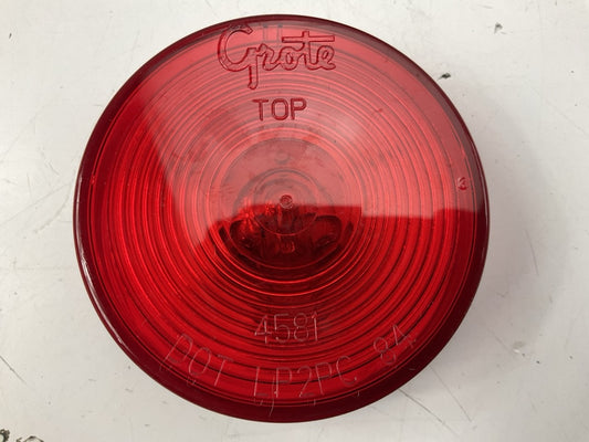 (2) Grote 45812 RED 2-1/2'' Round Clearance Marker Light Lamp