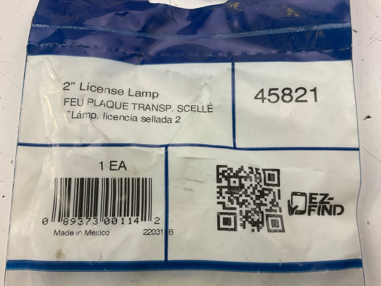 Grote 45821 2'' Twist-In Sealed License Plate Light Lamp