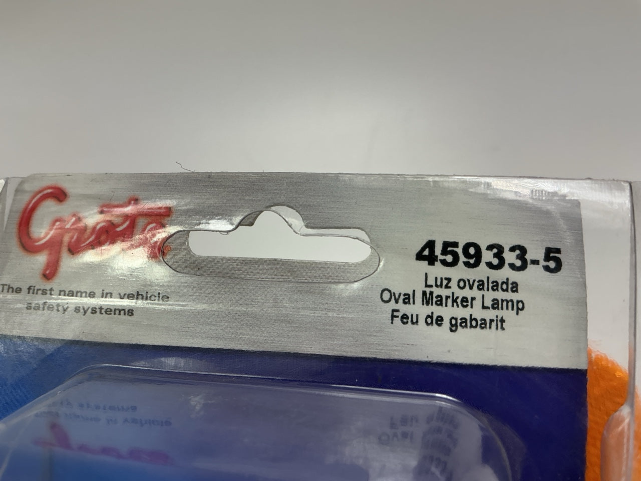 Grote 45933-5 Oval Two Bulb Clearance Side Marker Lamp Light YELLOW