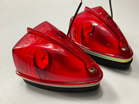 (2) Grote 46322 School Bus Wedge Clearance Marker Red Lamp Light