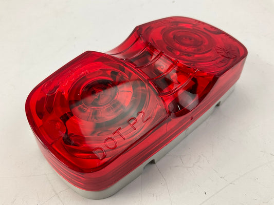 Grote 46792-5 Red Two-Bulb Square-Corner Clearance Side Marker Light Lamp