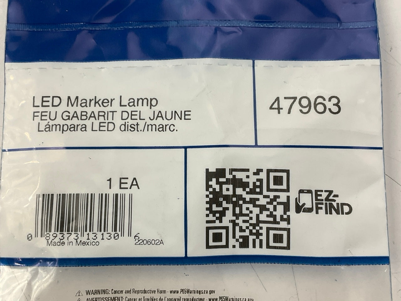 Grote 47963 MicroNova LED Amber Clearance Marker Light Lamp