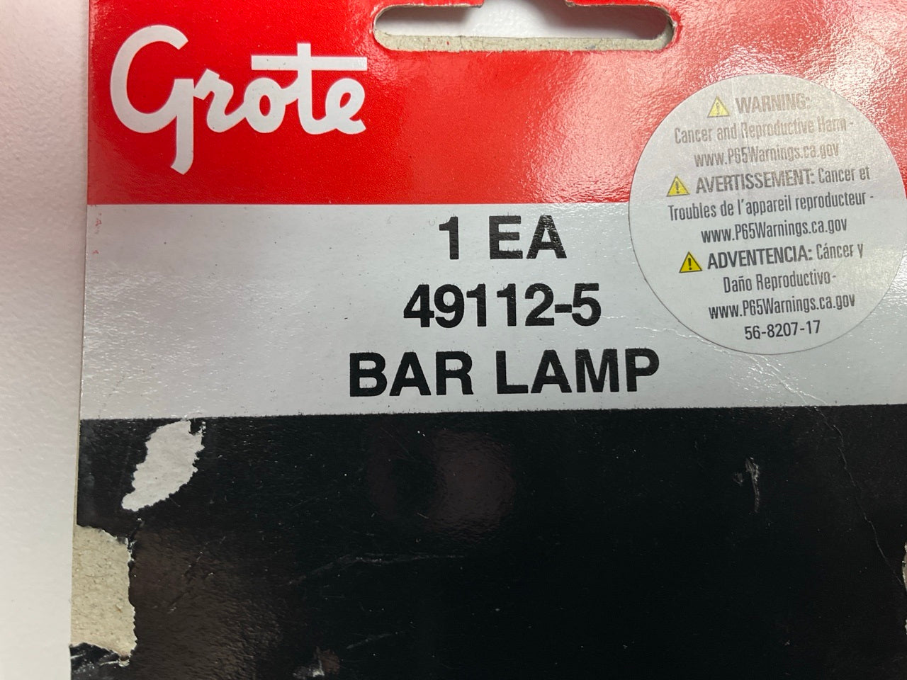 (2) Grote 49112-5 Red Economy Clearance Marker Light Bars To Trailer Lights