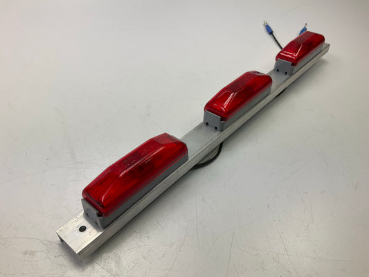 Grote 49132 Thin-Line Aluminum Red Clearance Marker Light Lamp Bar