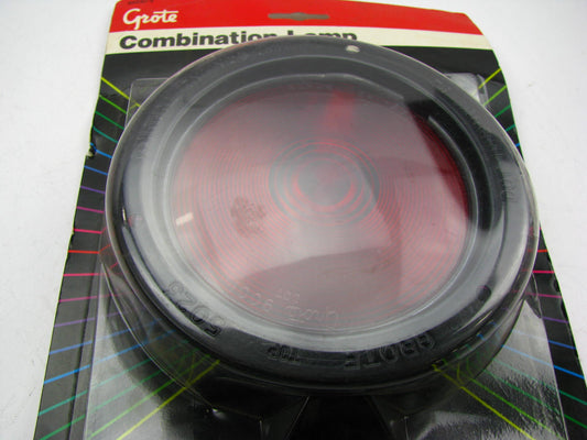 Grote 50232-5 Round Economy Steel Combination Lamp Light Stop / Tail / Turn RED