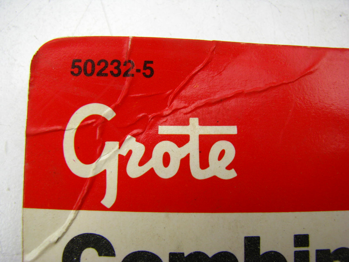 Grote 50232-5 Round Economy Steel Combination Lamp Light Stop / Tail / Turn RED