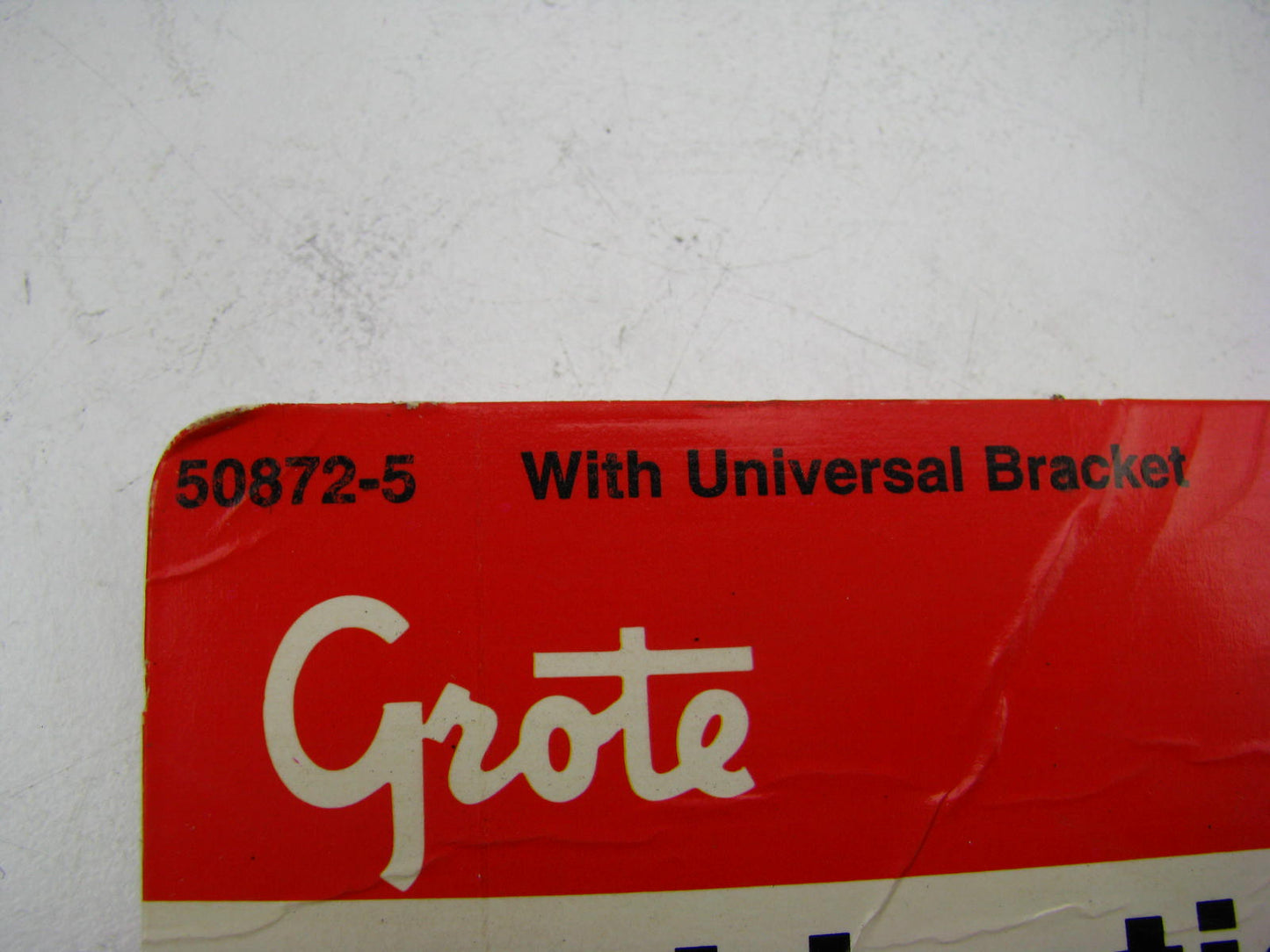 Grote 50872-5 Round 4'' Duramold Universal Mount Stop Turn Tail Lamp Light RED