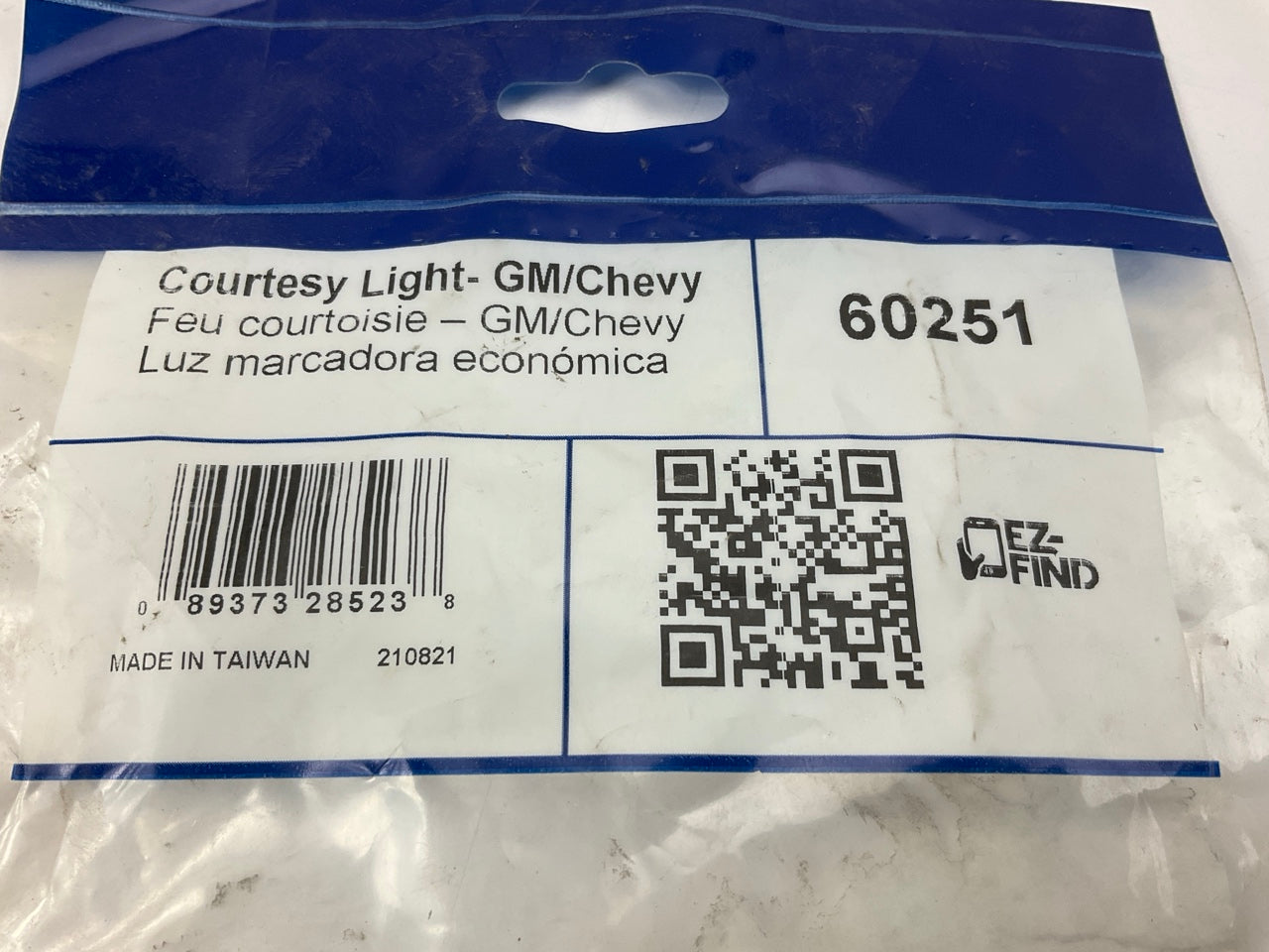 Grote 60251 Chrome-Plated Courtesy Lamp Light, 12V Single Bulb