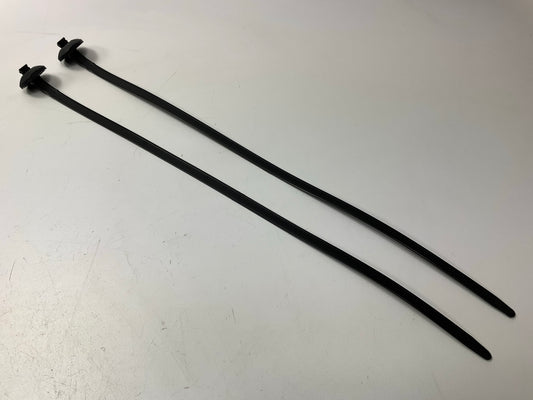 Grote 83-6052 Button Head Nylon Zip Cable Ties, Black, 15'', 130 Lb (50 Pack)