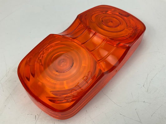 Grote 91963 Yellow Clearance Marker Replacement Lens (Two-Bulb Square Lens)