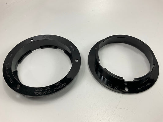 2 Grote 92512 4'' Round Turn Signal Light Theft-Resistant Mounting Flange Bracket