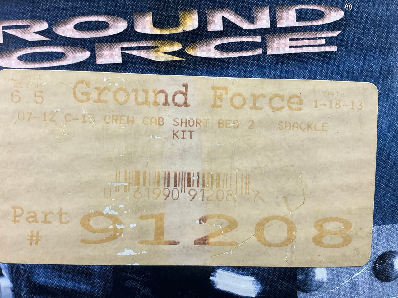 Ground Force 91208 2'' Rear Shackle Kit - Rear Lowering Drop 2'' Lower Kit