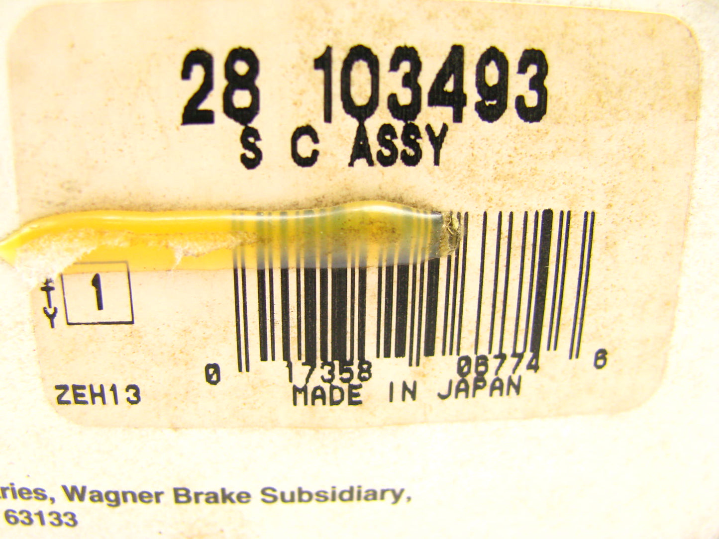 Guardian 28-103493 Clutch Slave Cylinder For 1986-1988 Nissan Maxima