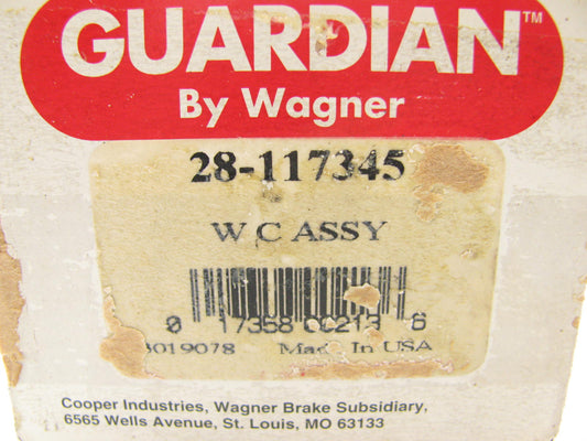 (2) Guardian 28-117345 REAR Drum Brake Wheel Cylinder - WC117345