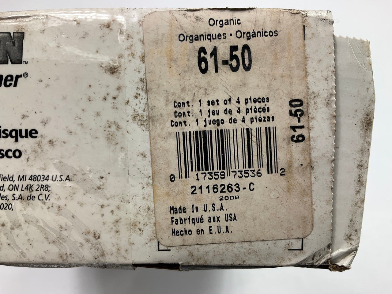 Guardian 61-50 Front Disc Brake Pads