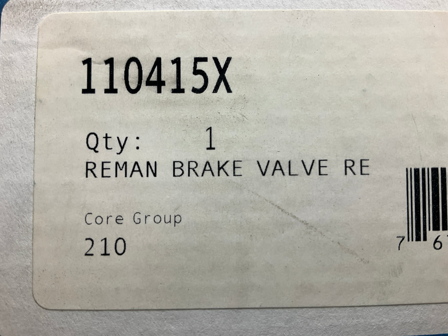REMAN. Haldex 110415X Sealco Relay Air Spring Brake Valve
