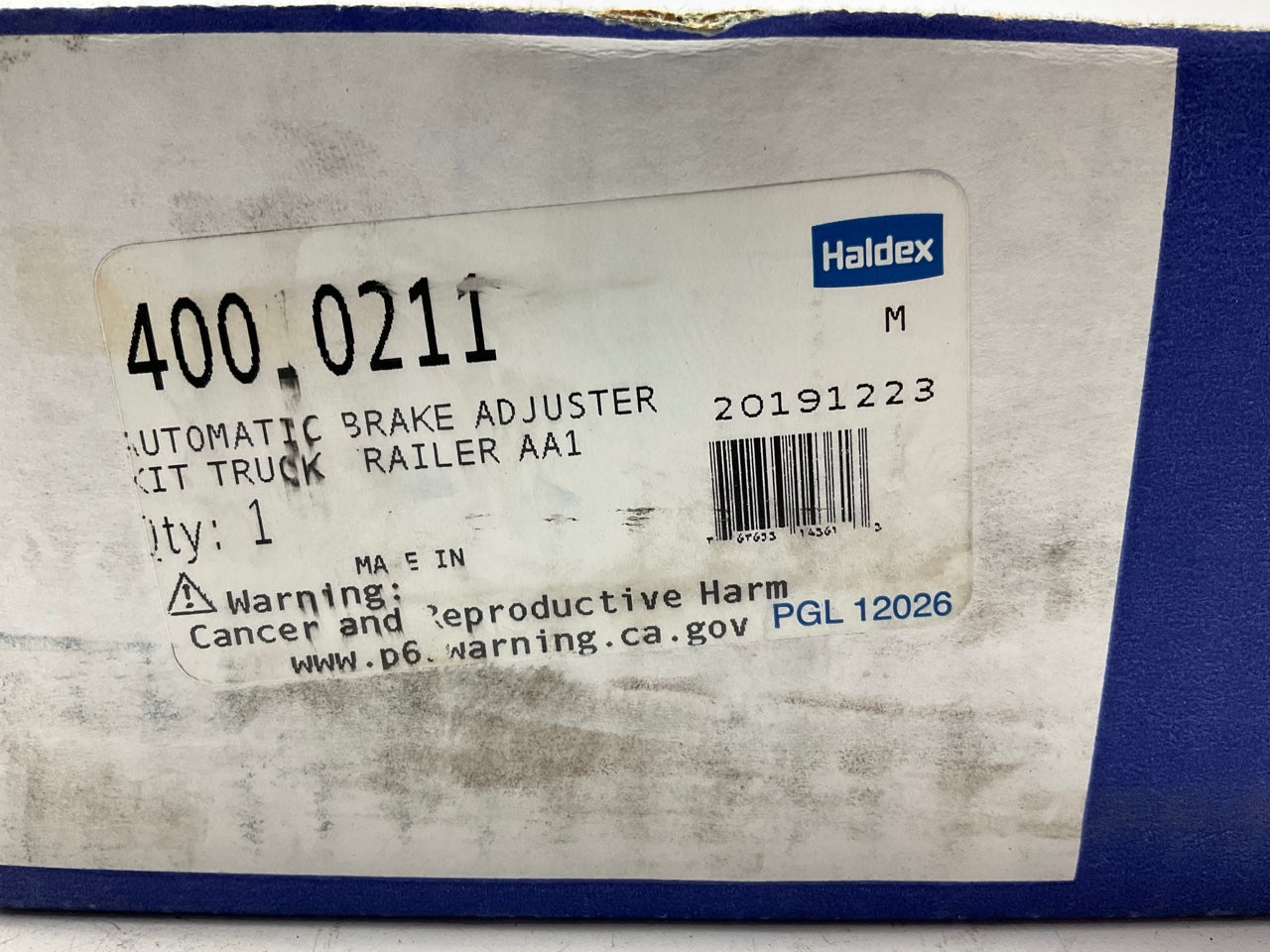 Haldex 40010211 16-1/2 Trailer Auto Slack Adjuster, 1-1/2-28 Spline, 5-1/2 Arm