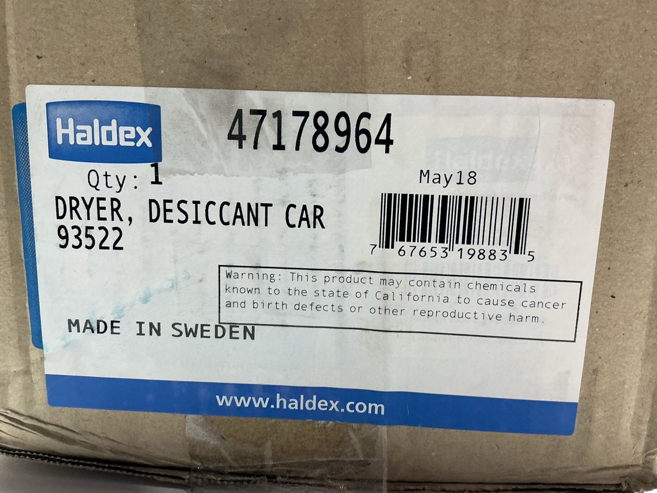 Haldex 47178964 Air Brake Dryer New Desiccant Cartridge