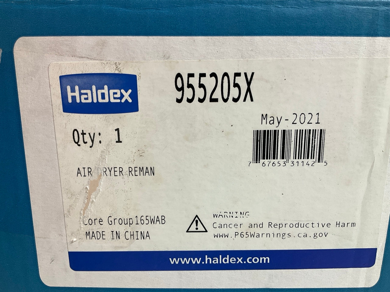 HALDEX 955205X Remanufactured Wabco SS1200 Style Air Brake Dryer