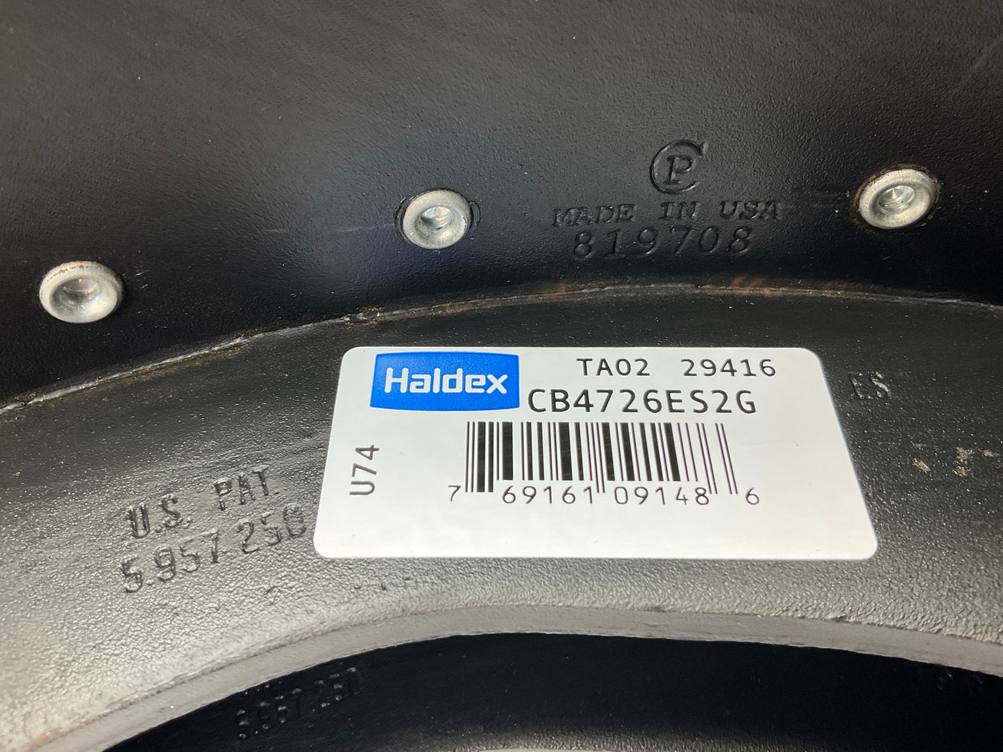 RELINED Haldex CB4726ES2G Drum Brake Shoe For Eaton 16-1/2'' X 8-5/8'' ESII, 23K