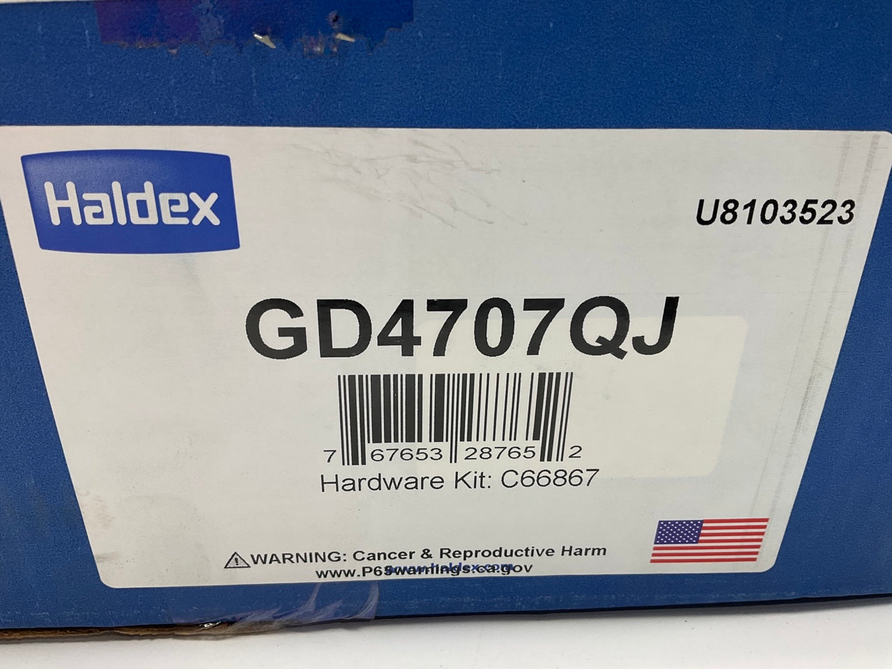 Haldex GD4707QJ Rear Brake Shoes 16-1/2''x7'', 4707Q, 23000 Lbs (23K Lbs)